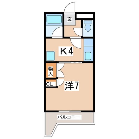 郡山駅 バス25分  西笹川下車：停歩5分 2階の物件間取画像